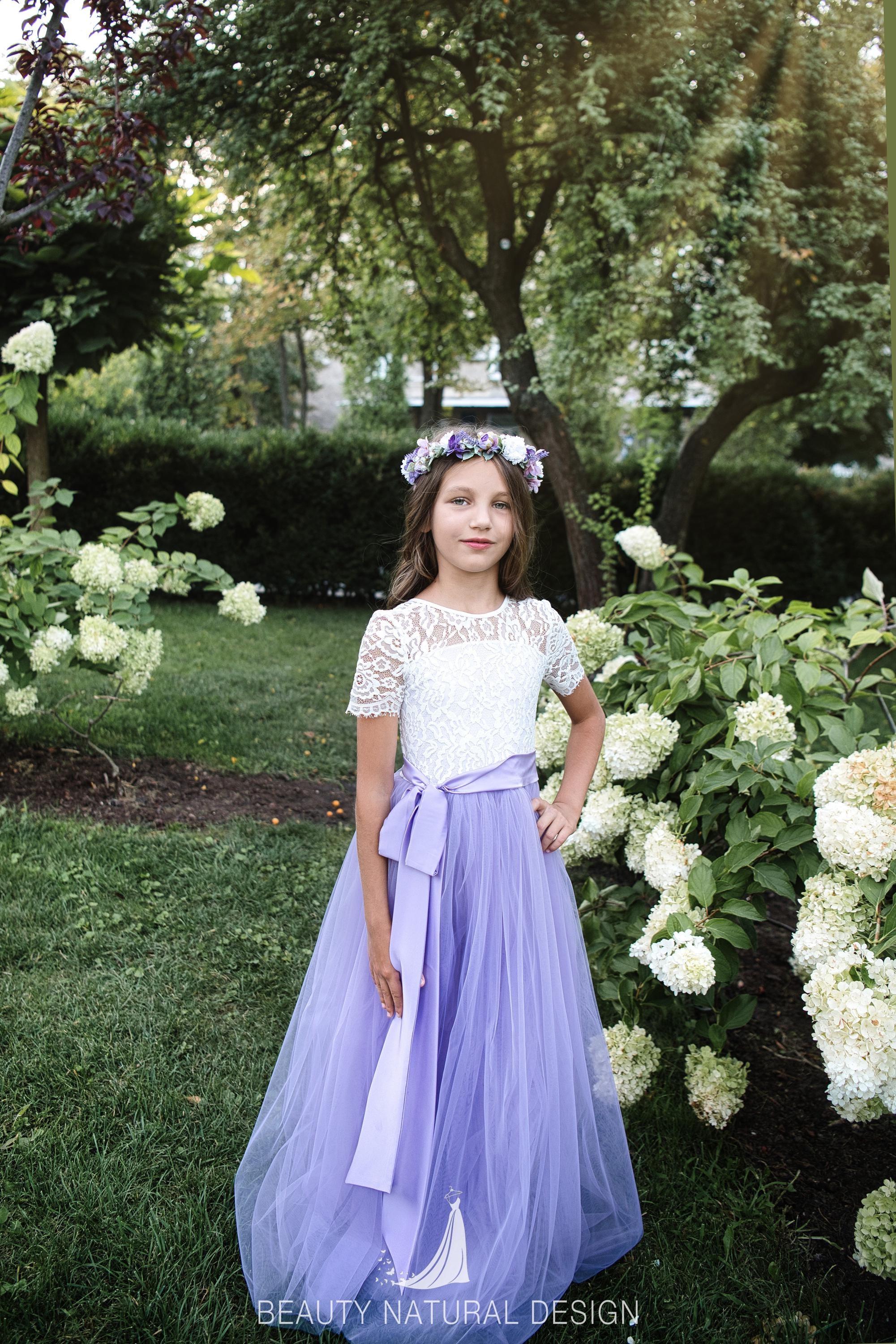 MURRAL framed flower dress(lavender)