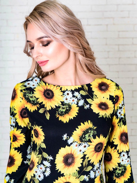 mommy and me sunflower dress