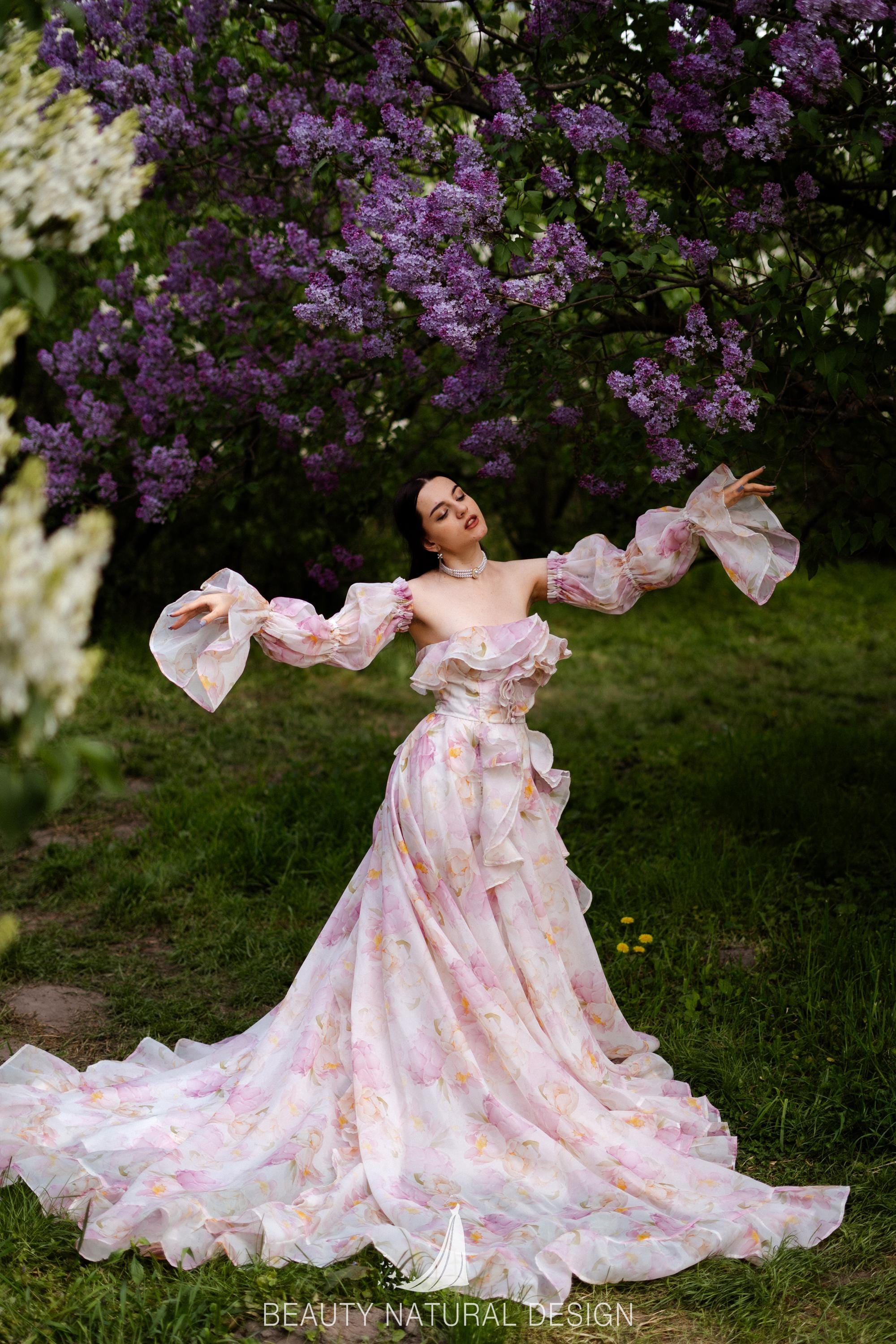 organza evening dress Sage / 0 USA main image 0