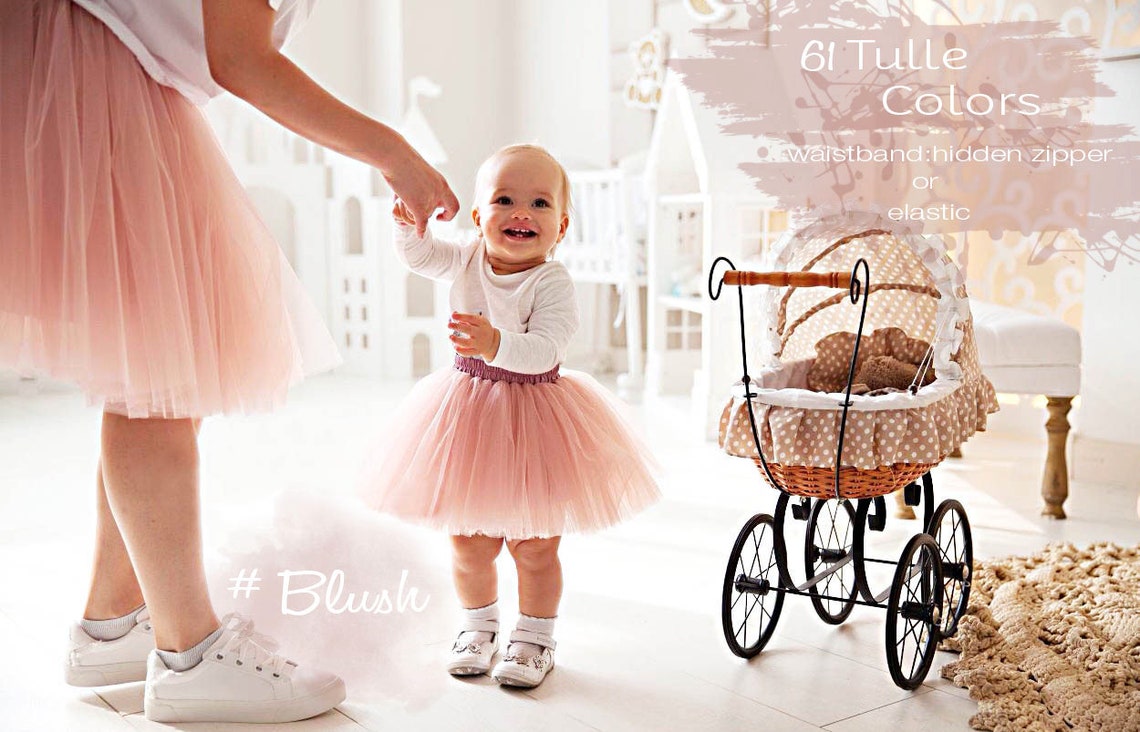 Tulle Skirt Sets for Kids Matching Tutu Skirts Flower Girl Etsy