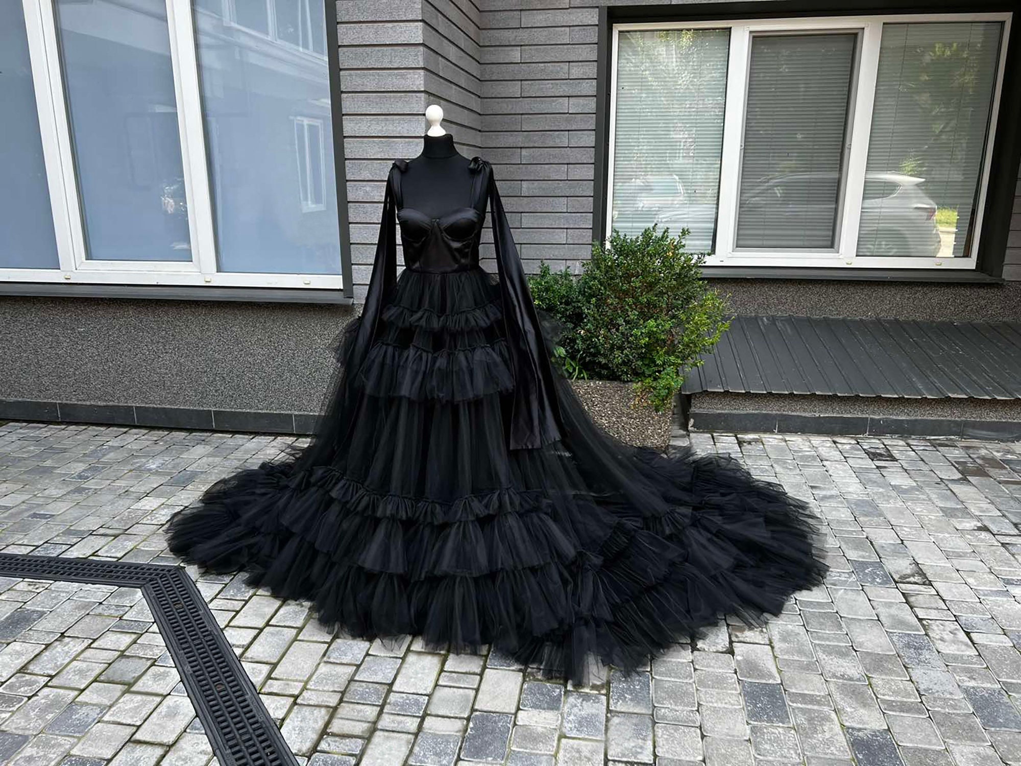 black gothic dress