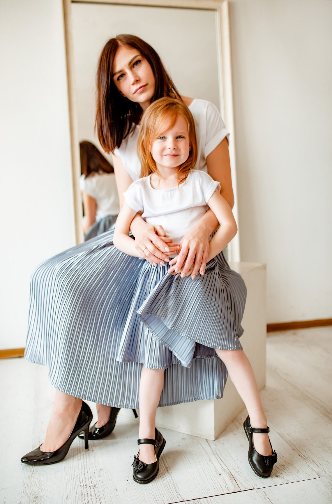 Mom Daughter Skirts Mommy and Me Skirts Matching Skirts Mom Etsy