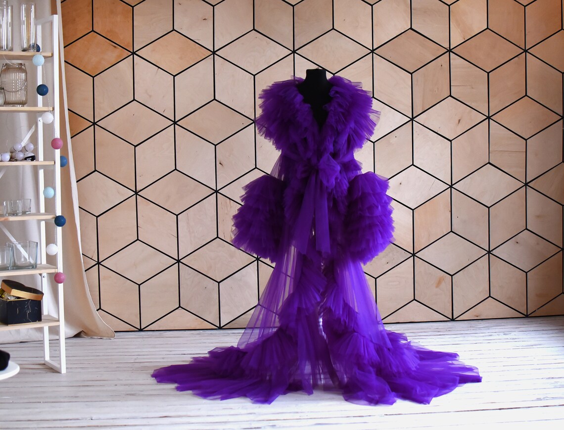 Maternity Dress for Photoshoot Dress for Photoshoot Purple Etsy