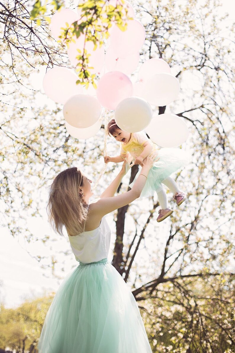 Tulle Skirt Sets for Kids Matching Tutu Skirts Flower Girl Etsy