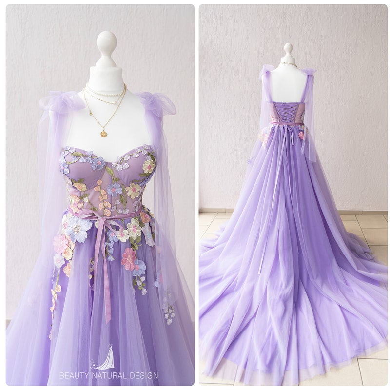 Romantic Lavender Knit Dress