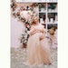Peach fluffy dress Maternity tulle dress Fluffy dress Peach tulle dress Dress for photo shoot Tutu dress Woman peach tulle dress 