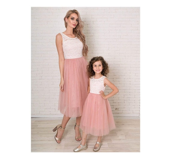 mommy and me pink dresses