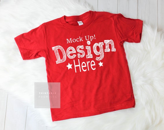 Youth Mockup T-Shirt Mockup Red Shirt Mockup Shirt Youth Mockup T-Shirt Mockup Red Shirt Mockup Shirt