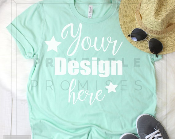 Bella Canvas Unisex T-Shirt Mockup Women Mockup Shirt Bella Canvas Unisex T-Shirt Mockup Women Mockup Shirt