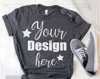 Download Grey Shirt Mockup, T-Shirt Mockup, Mockup Shirt, Flatlay ...