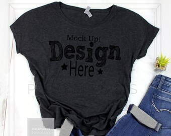 Download Free Next Level Ladies Triblend Dolman 6760 Vintage Black T-shirt Mockup,T-Shirt Mockup, Mock Up,T Shirt MockUp,Outfit MockUp, Flat Lay Mockup PSD Template