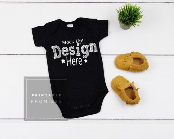Black Bodysuit Mockup Soft Bebe Mockup Baby Shirt Mock Black Bodysuit Mockup Soft Bebe Mockup Baby Shirt Mock