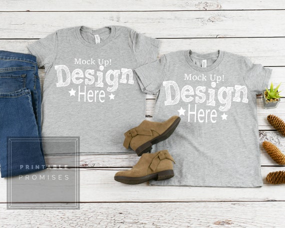 Matching Brother Sister Youth Shirt Mockup Bella Canvas 3001y Matching Brother Sister Youth Shirt Mockup Bella Canvas 3001y