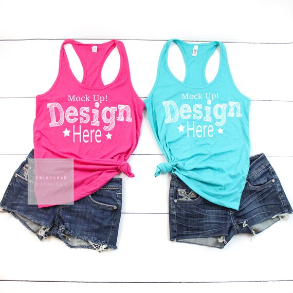 Next Level Ideal Racerback 1533 Tank Top Mockup Tank