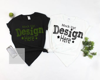 Download Couples T Shirt Mockup 2 Shirt Gildan 500l Shirt Mockup In Black White Gildan Mockups Mock Up Shirt Tshirt Mockupwhite Background T Shirt Mockup Psd Graphicburger PSD Mockup Templates