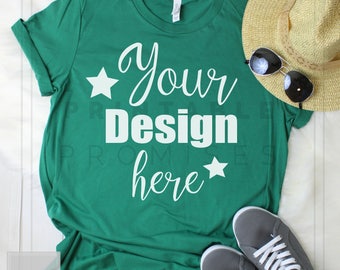 Green Shirt Display Etsy