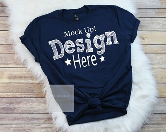 Girls Navy Mockup Etsy