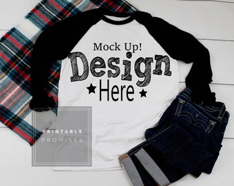 Bella Canvas Unisex 3 4 Sleeve Baseball Tee