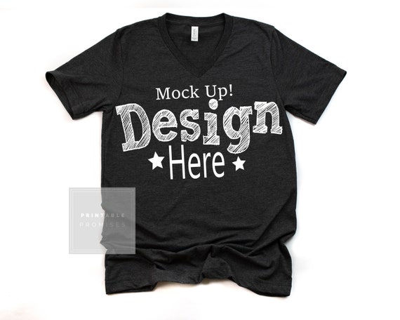 Bella Canvas 3005 Dark Heather Grey Unisex Mock Up Bella Canvas 3005 Dark Heather Grey Unisex Mock Up