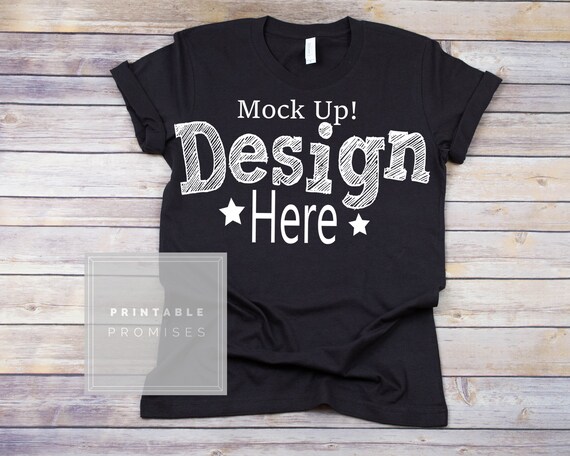 Bella Canvas Unisex 3001 Brown T-Shirt Mockup Brown