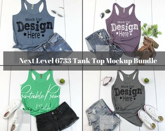 Tank Mock Up Bundle Etsy