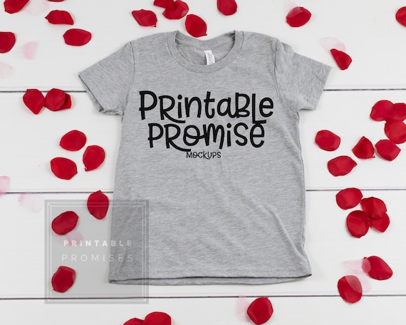Download Free Blank Valentines Toddler Youth Kids T-Shirt Flat Lay ...