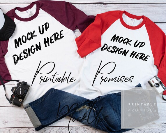 Download Free Couples Raglan T-Shirt Mockup Fall Shirt Mockup Gildan 570 (PSD) - New Design Mockup Bundle ...