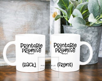 Black Mug Mock Up Etsy