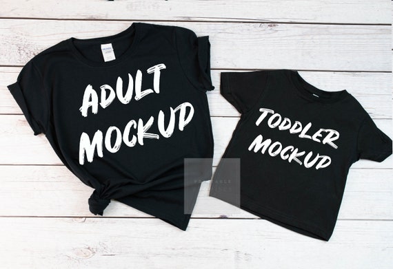 Adult Toddler Family Mockup Family Shirt Mock Ups Matching Adult Toddler Family Mockup Family Shirt Mock Ups Matching