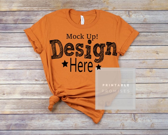 Download Orange Shirt Mockup Orange Halloween T Shirt Mock-up Shirt ...