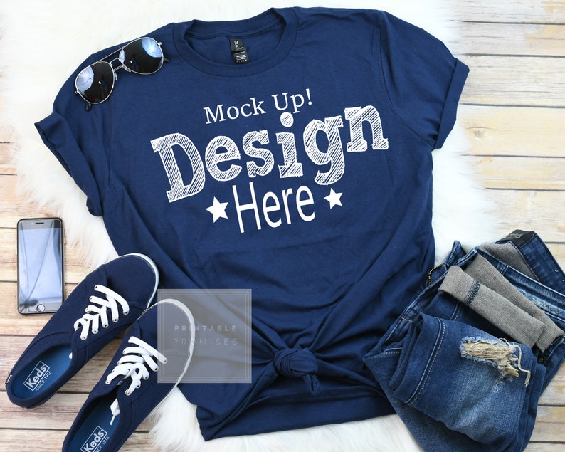 Download Navy Mockup Shirt Navy Shirt Mockup Anvil Mock Ups Shirts ...
