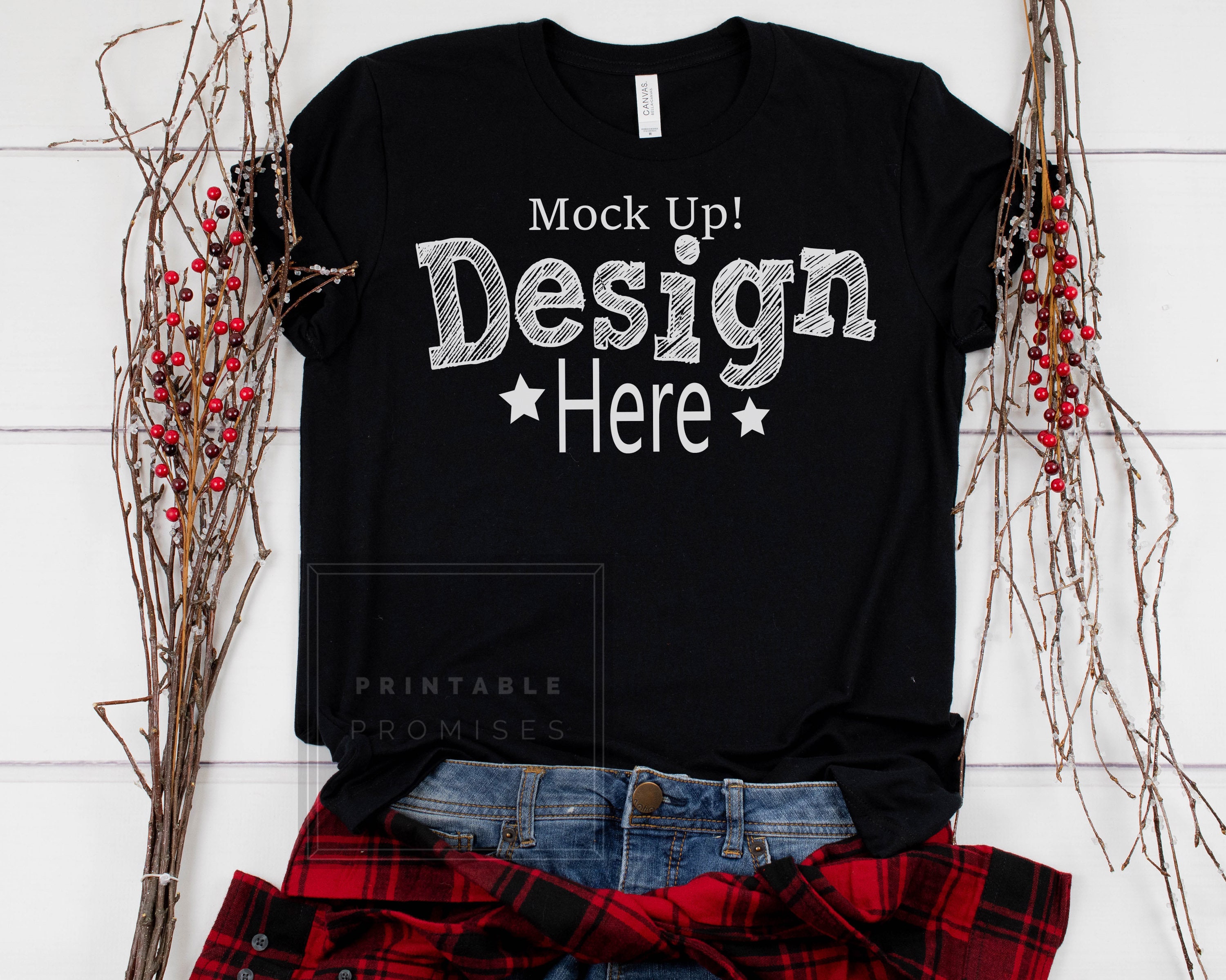 Download Christmas Mockups Bella Canvas T Shirt Mock Up Shirt Instant Etsy