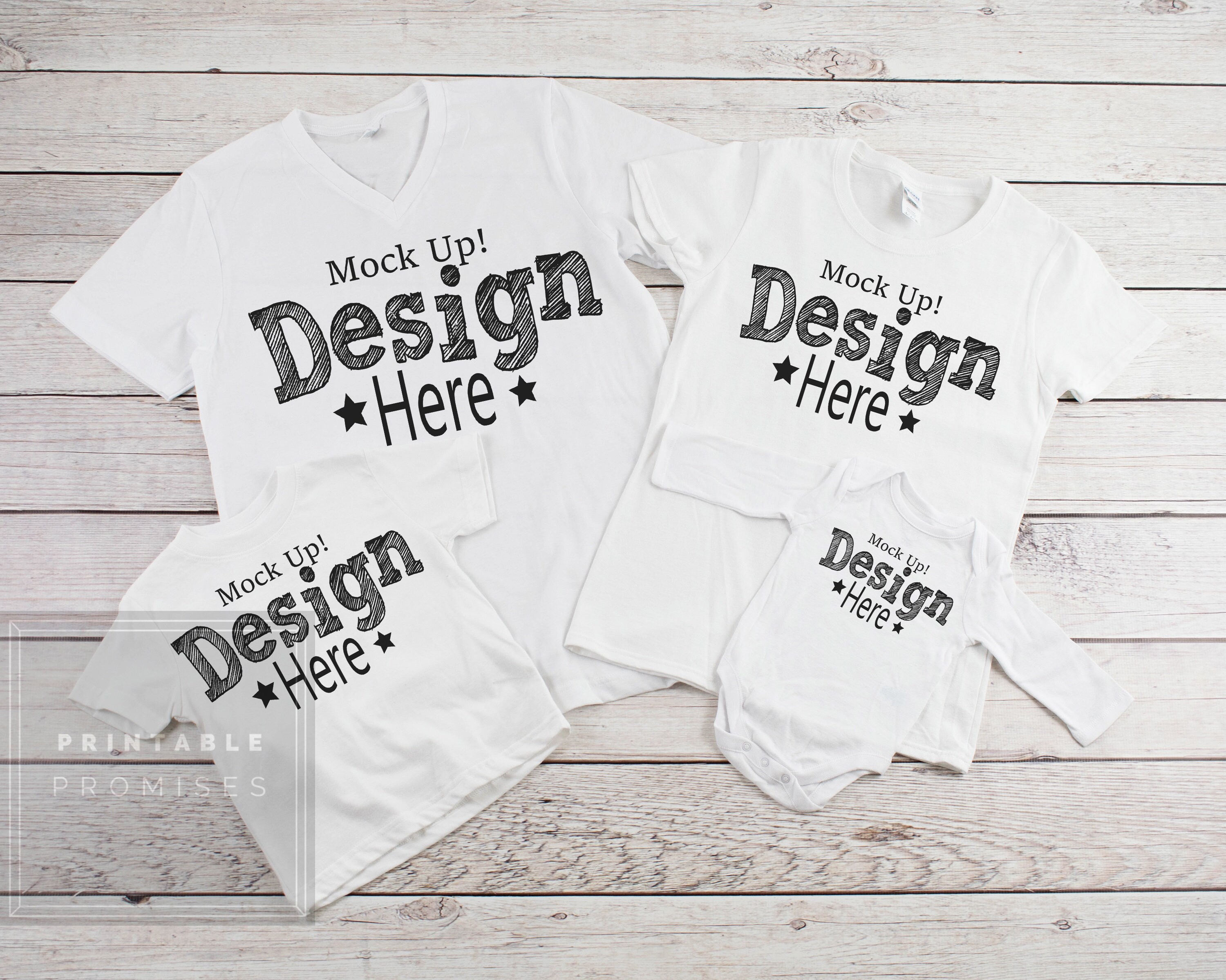 family t shirt mockup