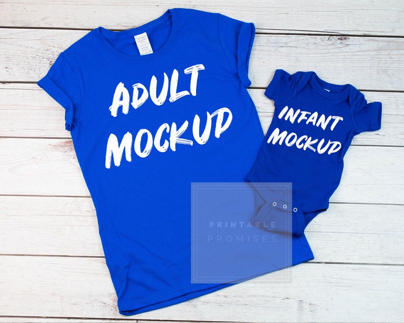 Download Adult Baby Family Mock-Up Family Shirt Mock ups Matching ...
