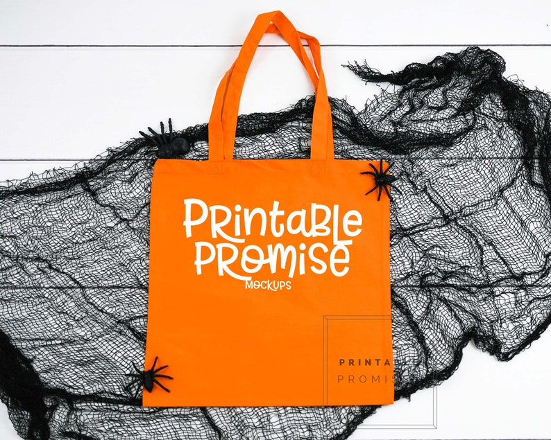 Download Halloween Bag Mockup Liberty Bag 8860 Nicole Cotton Canvas | Etsy