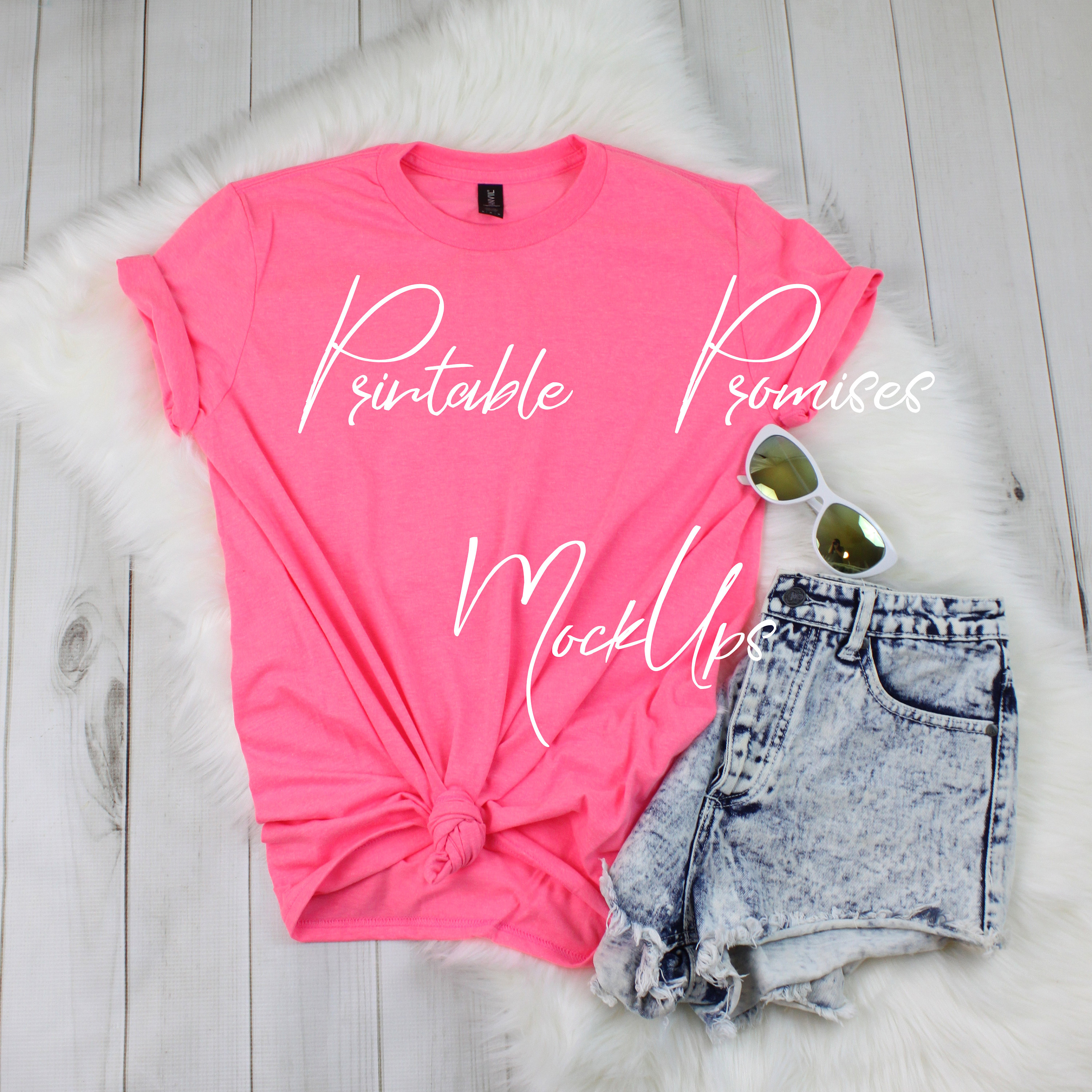 neon pink shirt outfit