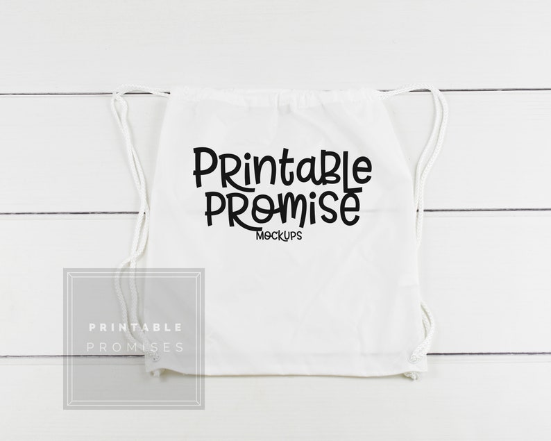 Download Liberty Bag 8821 White Large Drawstring Backpack Mock Up ...
