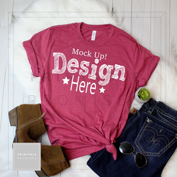 Heather raspberry shirt Clearance