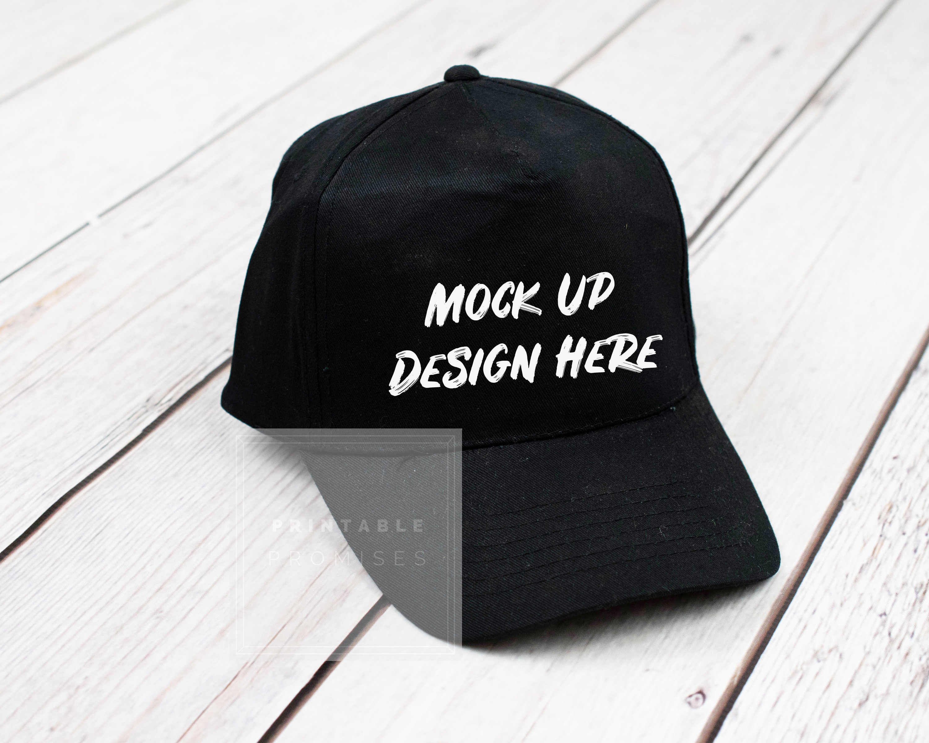 Download Blank Black Sport Baseball Hat Cap Mockup Photo Girl S Etsy