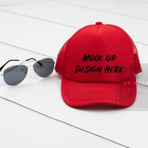 Trucker Hat Mock-up, Mock Up Baseball Hat, Blank White Hat Cap Mockup, JPG Digital Download, Mens Hat Mockup, Black Trucker Hat Photo,