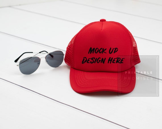 Download Trucker Hat Mock Up Mock Up Baseball Hat Blank White Hat Cap Etsy