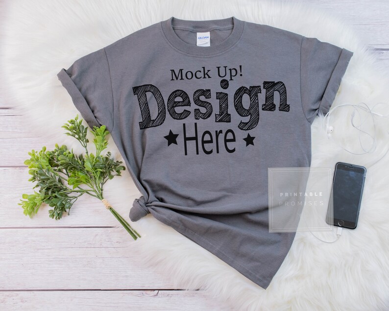 Download Youth T Shirt Mock-up Gildan Youth Mockup Gildan Grey ...
