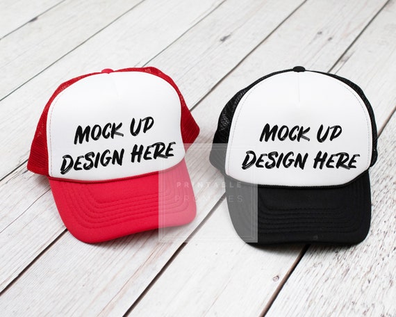 Download Trucker Hat Mock Up Mock Up Baseball Hat Blank White Hat Cap Etsy