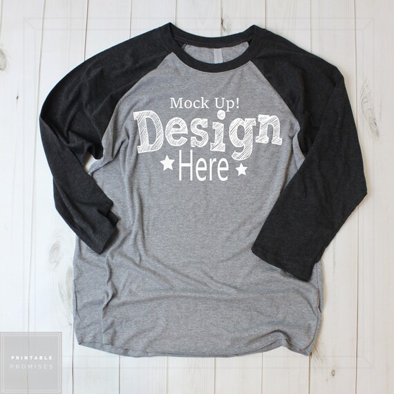 Download Raglan T Shirt Mockupt Shirt Mockup Mock Upt Shirt Etsy