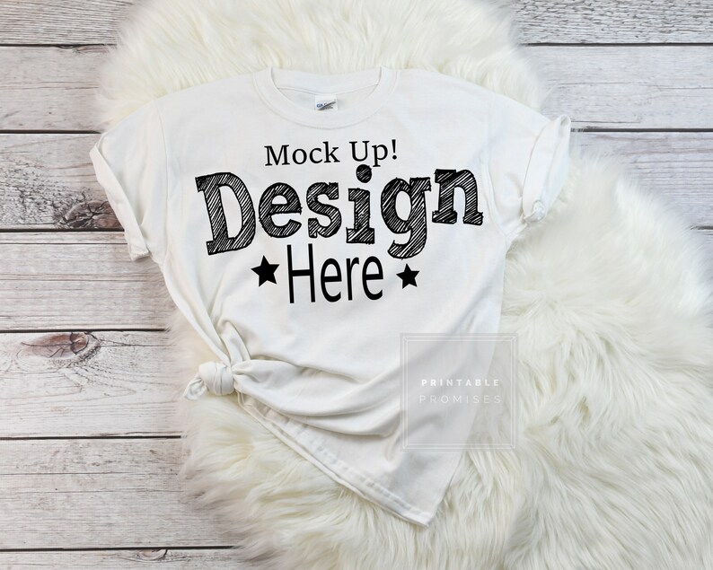 Download Gildan Youth White Shirt Mock Up White Kids Mockup Shirt ...