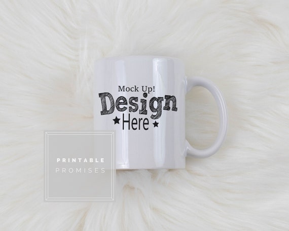 Download White Mug Mockup Coffee Mug Mockup Printful Mug Mock Up Stock Etsy
