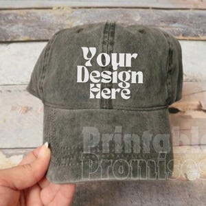 Black Grey Hat Mockup| Hat Mockup| Baseball Hat Mockup| Cap Mockups