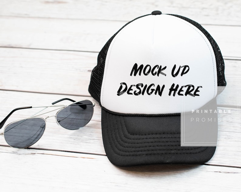 Download Trucker Hat Mock-up Mock Up Baseball Hat Blank White Hat ...