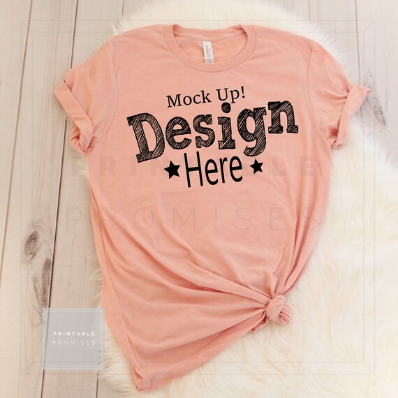 Heather peach shirt Clearance