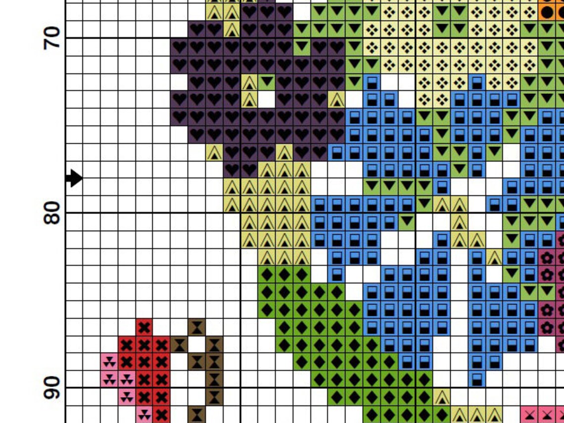 Summer Tree Cross Stitch Pattern. 4 Seasons, Nature Xstitch Chart - Etsy